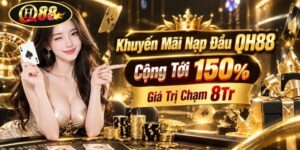 Khuyến Mãi Nạp Đầu QH88 | Cộng Tới 150% - Giá Trị Chạm 8Tr