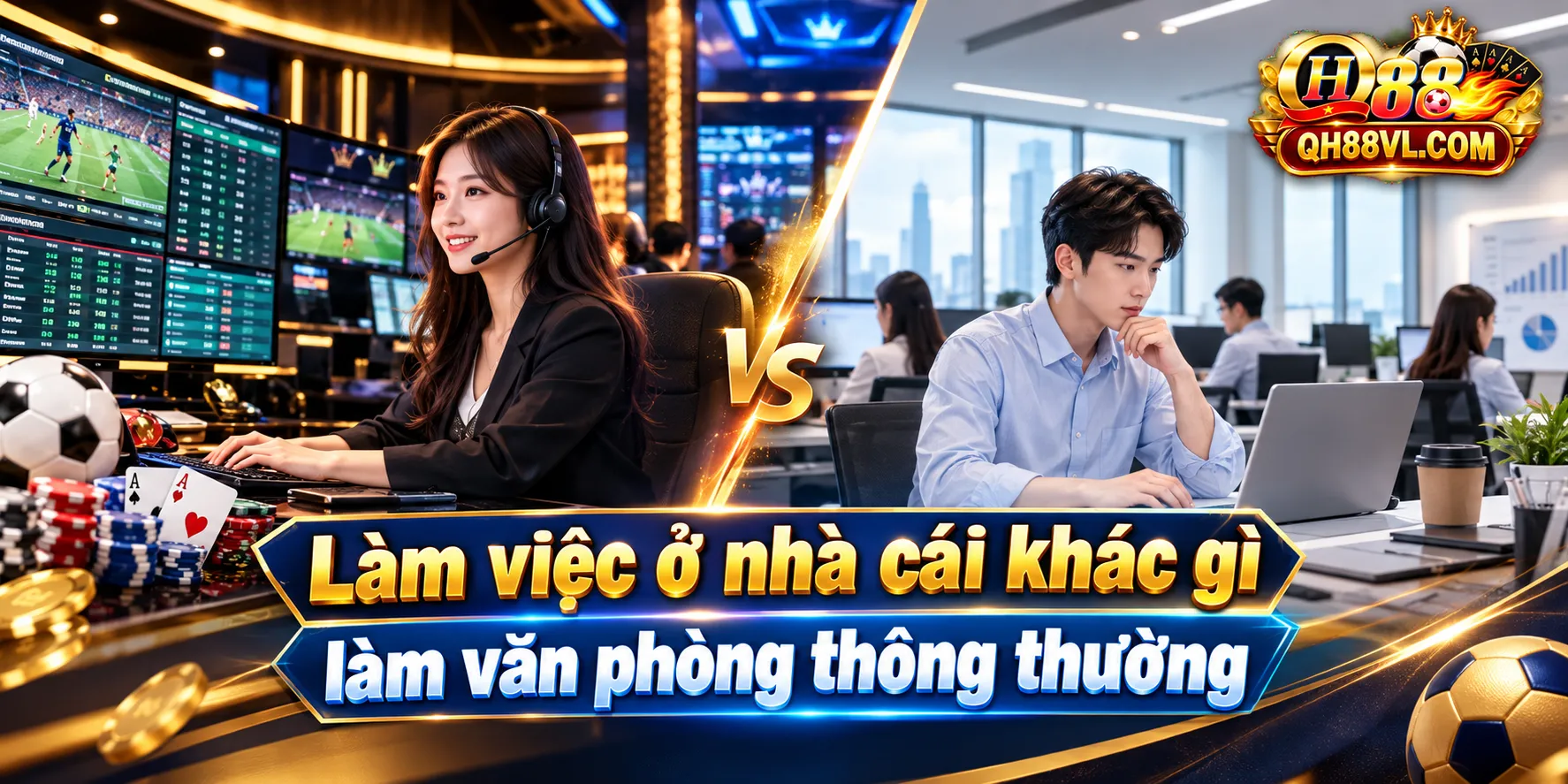 Làm việc ở nhà cái khác gì làm văn phòng thông thường